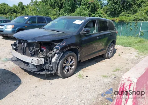 2015 Toyota Highlander Xle V6 from USA, damaged, VIN 5TDKKRFH9FS061115